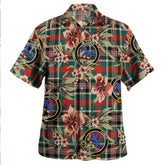 Bruce of Kinnaird Modern Tartan Clan Crest Badge Aloha Hawaiian Shirt Tropical Old Style IT54 Bruce of Kinnaird Modern Tartan Tartan Today